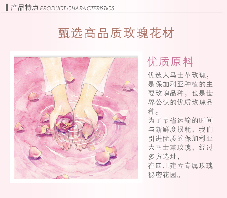 秘密花園玫瑰鮮活水