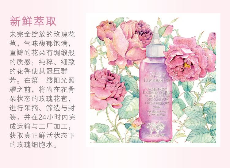 秘密花園玫瑰鮮活水